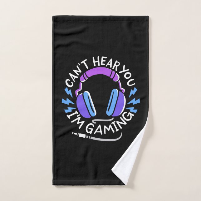 Gamer Je Joue (Serviette à main)