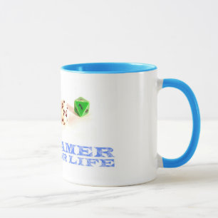 Gamer pendant la vie • 15 onces. Tasse