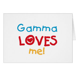 Gamma aime mes t-shirts et cadeaux