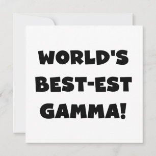 Gamma la plus belle du monde Noir et Blanc