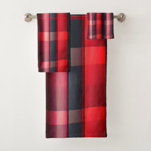 Gamme Abstraite Red Black Plaid