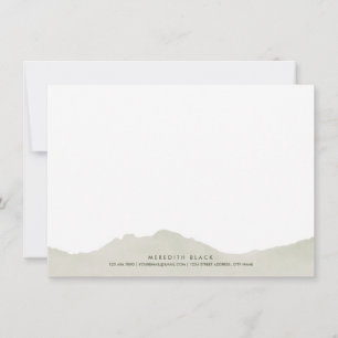 Gamme de montagnes Papeterie personnalisée Cartes