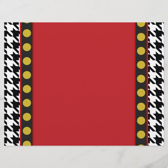 Gamme de Noël Dogtooth, Houndstooth (Devant)