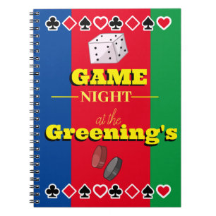 Gamme note livre famille jeu nuit score pad