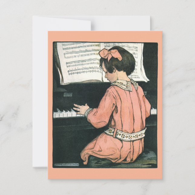 Gammes par Jessie Willcox Smith, Fille de Musique  (Devant)