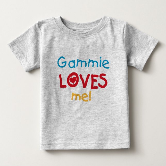 Gammie aime mes t-shirts et cadeaux (Devant)