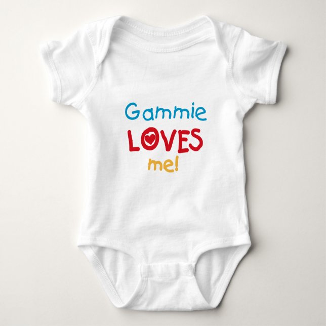 Gammie aime mes t-shirts et cadeaux (Devant)