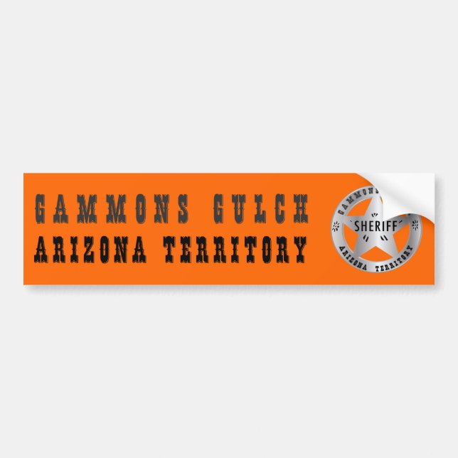 Gammons Gulch Movie Set Bumper Sticker (Devant)