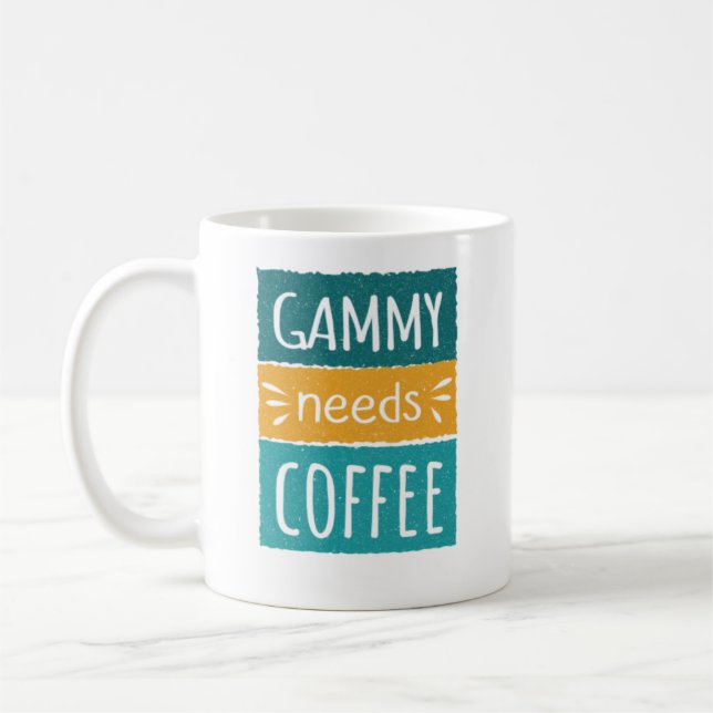 Gammy a besoin de café Mug (Gauche)