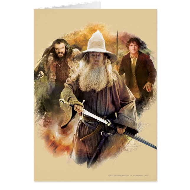 Gandalf, THORIN OAKENSHIELD™ & BILBO BAGGINS™ (Devant)