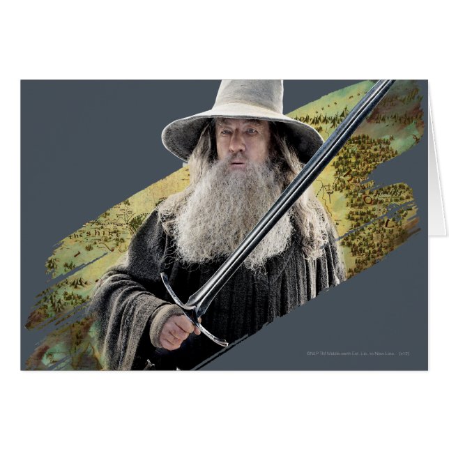 Gandalf With Sword Green (Devant horizontal)