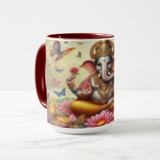 Ganesh Bienheureux Café Mug (Devant gauche)