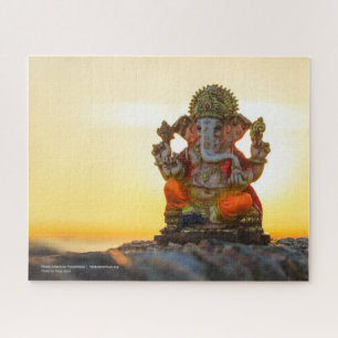 Ganesh : Briseur des obstacles 16x20 puzzle