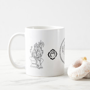 Ganesha et tasse de café de déesses