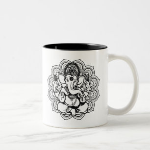 Ganesha Mug à café à deux tons