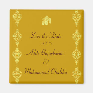 Ganesha Wedding Favoriser les Magnets