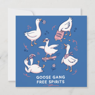 Gang de l'oie idiote T-shirt de l'oie drôle