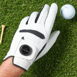 Gant De Golf Nom Personnalisé Noir Et Blanc Clubs De Golf<br><div class="desc">Personnalisez le nom dans la typographie classique pour créer un cadeau de golf unique et garder le saké pour n'importe quel golfeur. Conçu par Thisisnotme©</div>