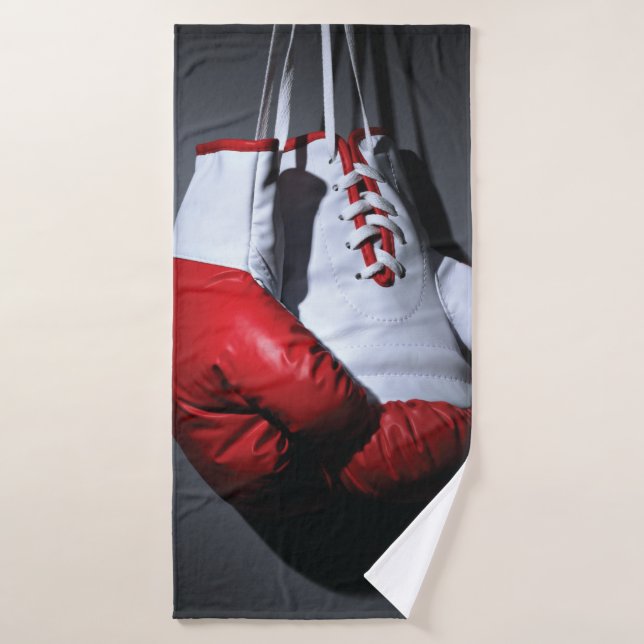 gants de boxe  (Serviette de bain)