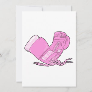 gants de boxe rose vectoriel