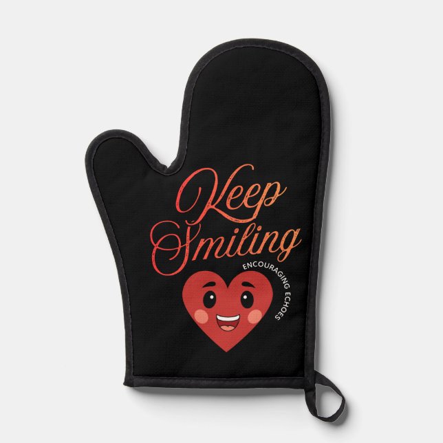 Gants de cuisine Garder le Sourire (Recto)