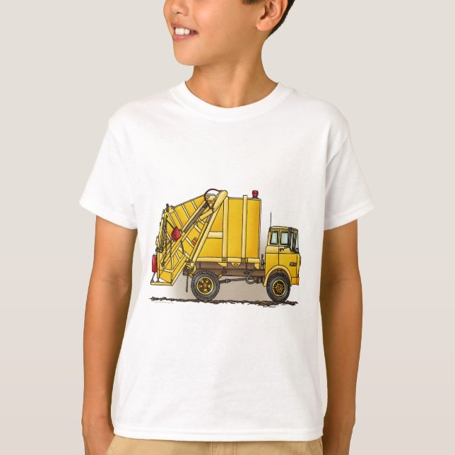 Garbage Camion 2 Boys de construction T-shirt (Devant)