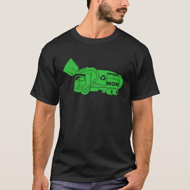Garbage Truck Tshirt For Mom Trash Day Waste Dispo (Devant)