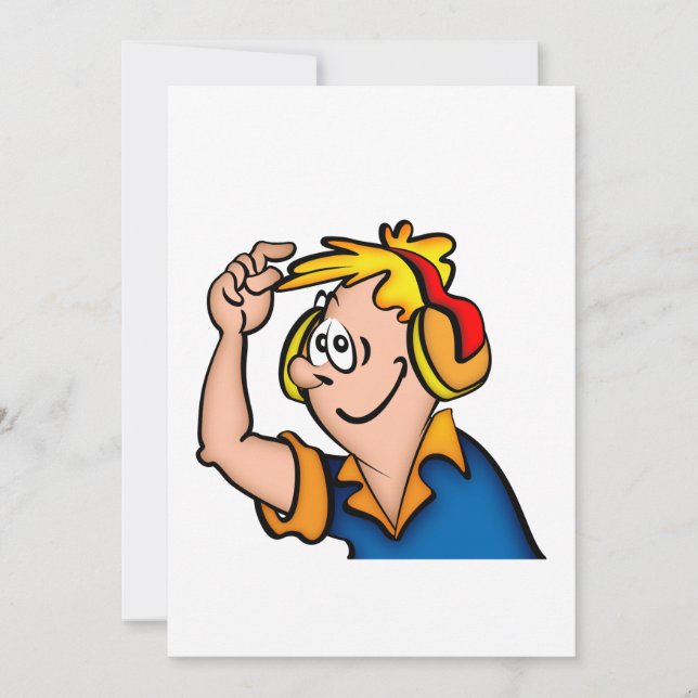 Garçon avec casque (Devant)