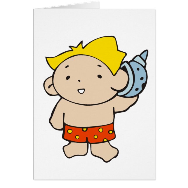 Garçon avec le coquillage (Devant)