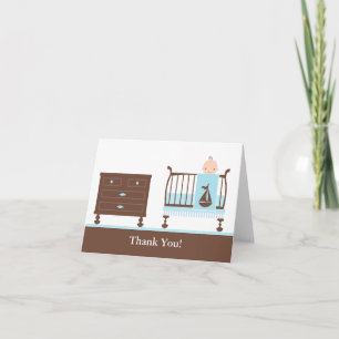 Garçon Baby shower Merci