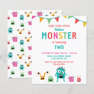 Garçon d'anniversaire petit monstre Budget Hallowe