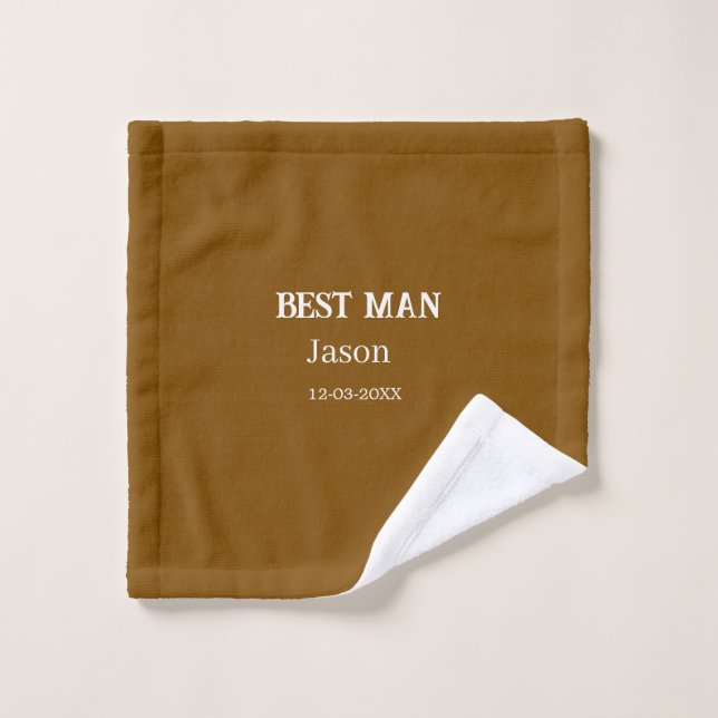 garçon d'honneur enterrement de vie de jeune fille (Gant de toilette)