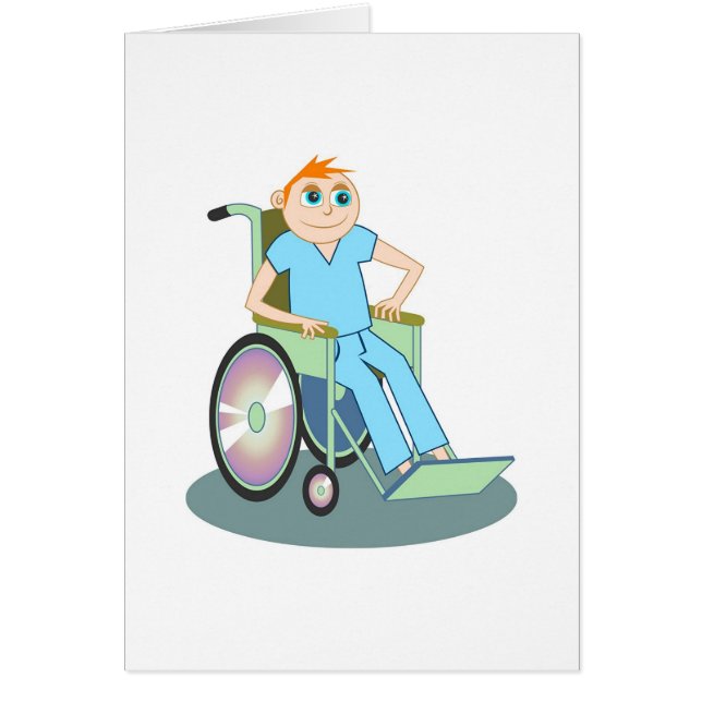 Garçon en fauteuil roulant (Devant)