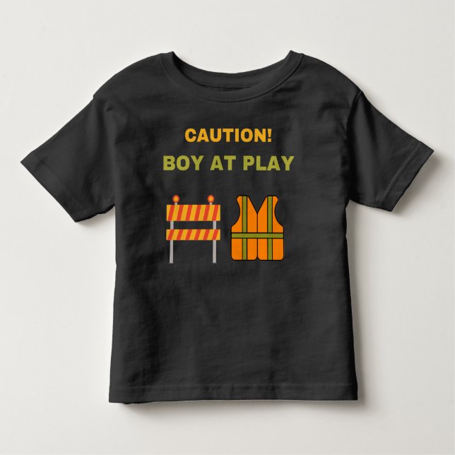 Garçon en jeu Toddler T-Shirt (Devant)