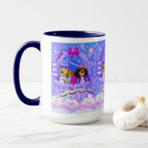 Garçon Fille Twins Café Mug