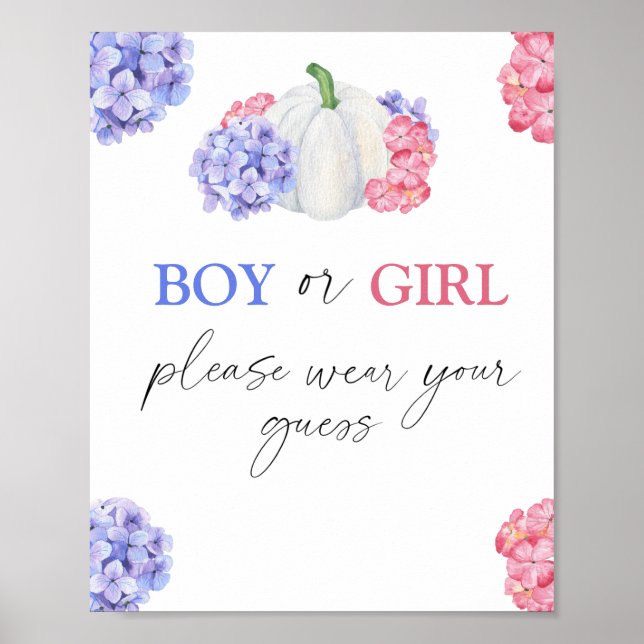 Garçon ou fille, veuillez porter votre affiche de  (Devant)