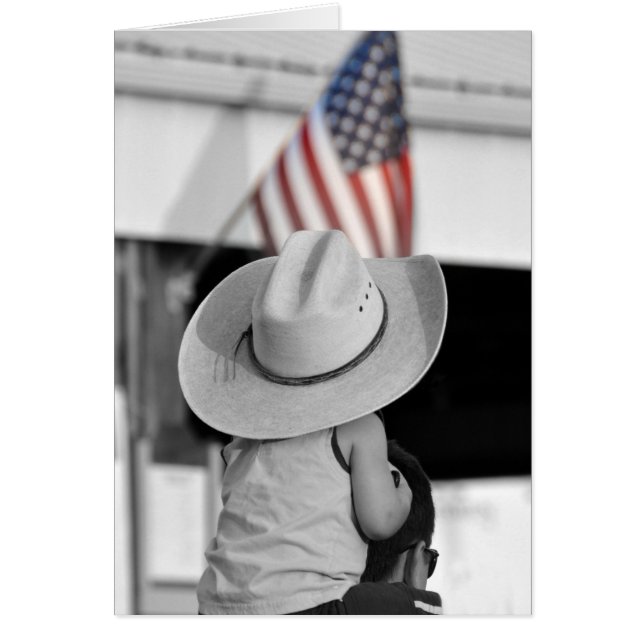 Garçon portant le Casquette Cowboy de son père (Devant)