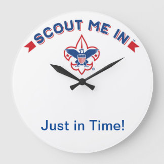 Garçon Scouts of America Horloge murale acrylique