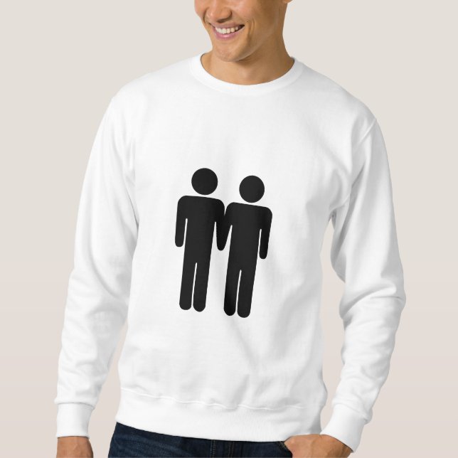 Garçon + Sweatshirt de base de garçon (Devant)