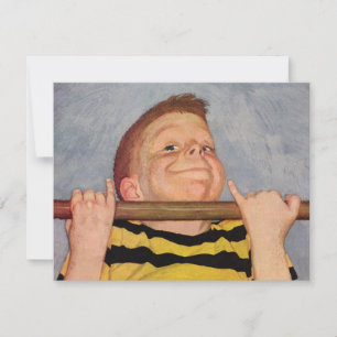 Garçon vintage faisant des tractions, forme physiq