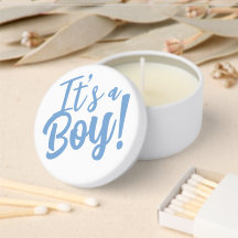 Garçons Baby shower bleu