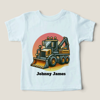 Garçons de toddler cool construction personnalisab