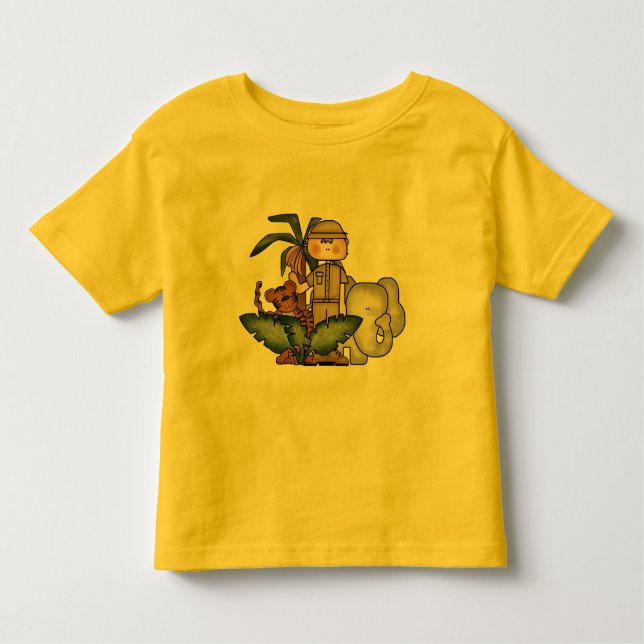 Garçons Jungle Safari Tshirts et cadeaux (Devant)