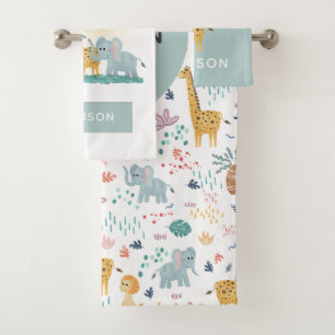 Garçons Mignonne Jungle Safari Animaux Zebra Giraf