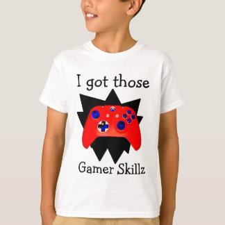 Garçons Orange Gamer Skillz T-Shirt