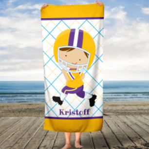 Garçons personnalisés Sports Home Run Serviette de