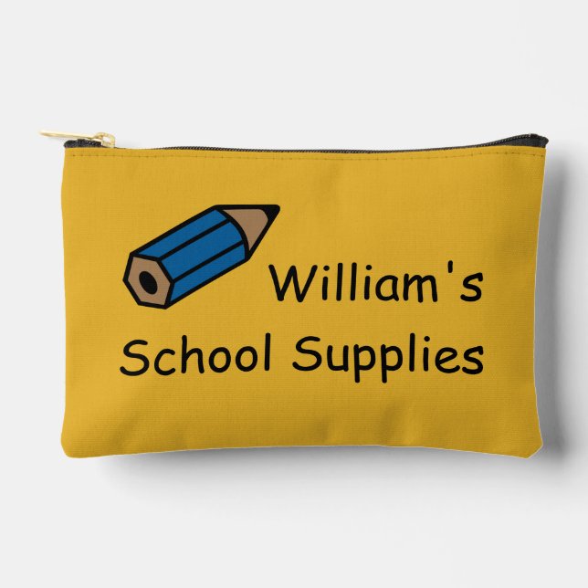 Garçons Retour à l'école ~ Sac à crayon (Recto)