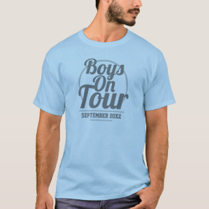 Garçons sur Tour Lads en T-shirt de vacances