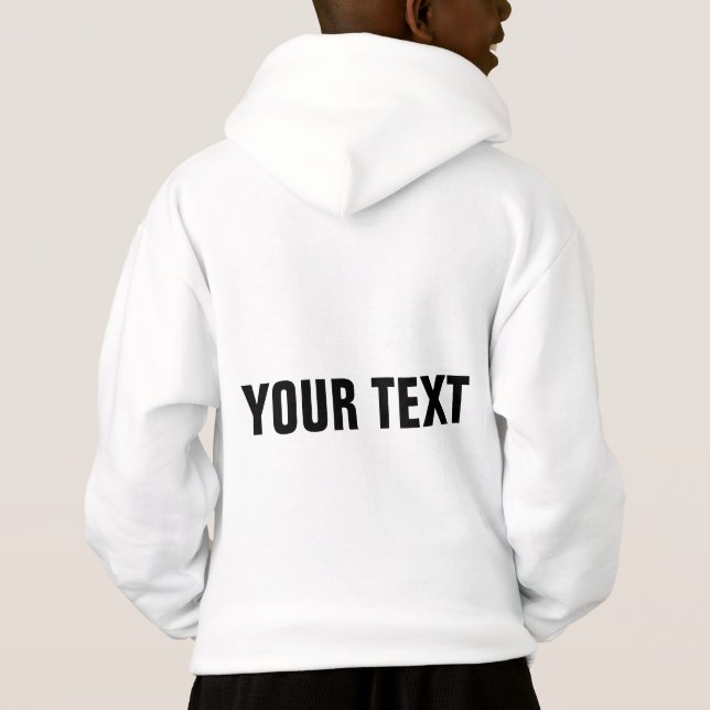 Garçons Sweat - shirt à capuche Élégant Modèle mod (Dos)