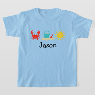 Garçons Watercolor Beach Trio T-shirt